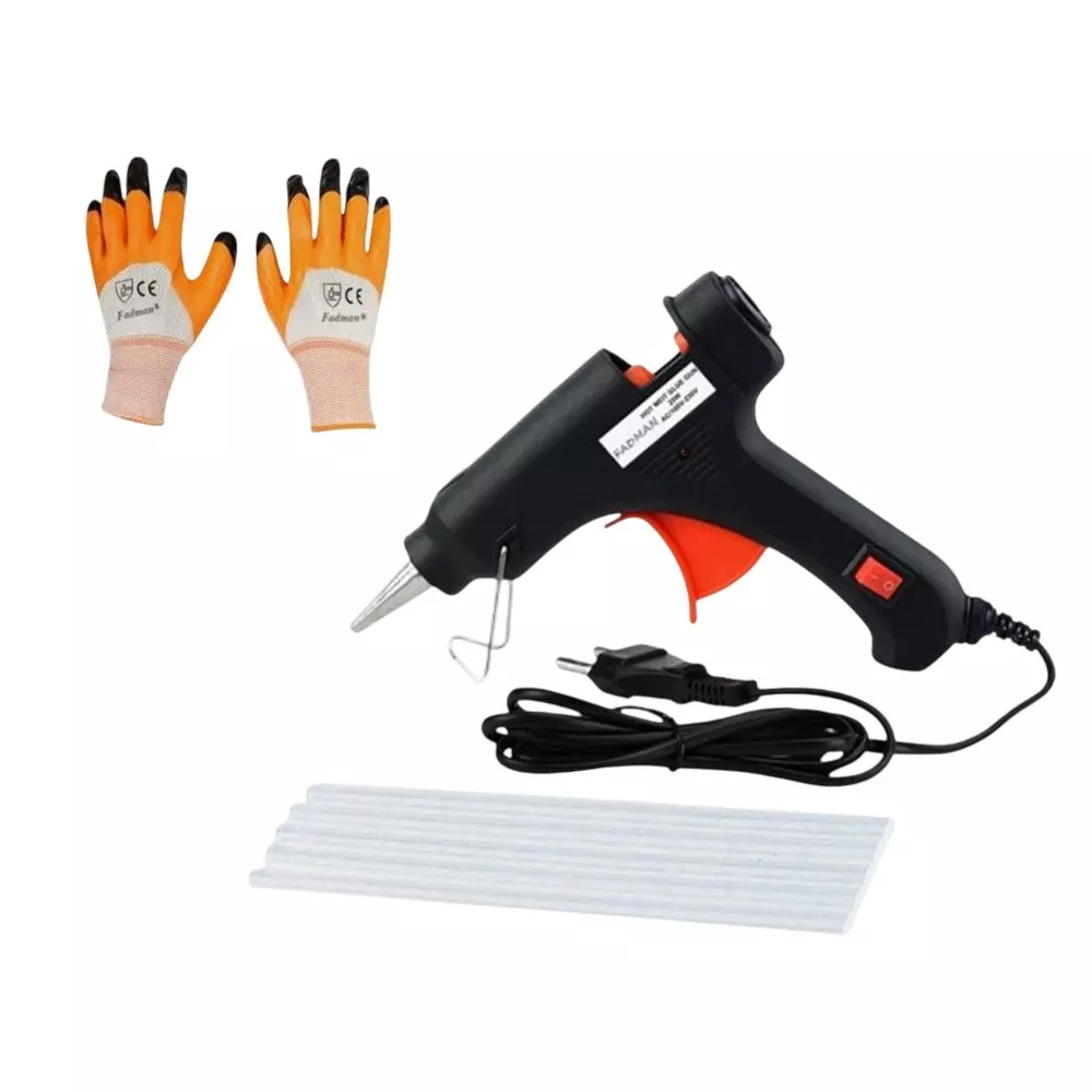 Fadman Standard Temperature 20 W Glue Gun with 5 Sticks Combo Kit Multicolor, GGSG3 (3 Pcs Tool)
