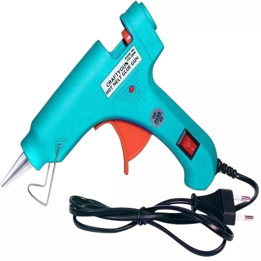 CRAFTYGUN 20 W Mini Glue Guns Turquoise 7 mm Stick Diameter, SH_TURQISS--MINI-0-STKKS-20WT