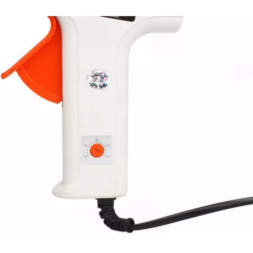 craftygun-150-w-crown-or-max-hot-melt-glue-gun-with-30-sticks-adjustable-temperature-white-11-mm-stick-dia-crafty-white150w-30-st