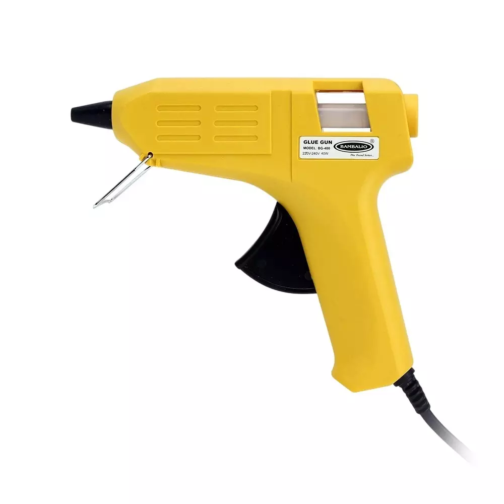 Bambalio Glue Gun Yellow Corded Electric 40 W Power LED Type, BG-400
