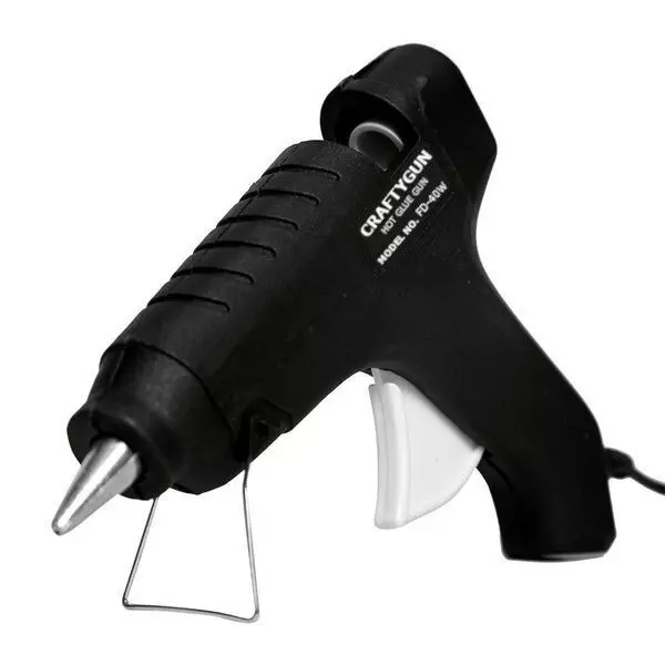 CRAFTYGUN 40 W Hot Glue Gun Black 11 mm Stick Dia., SH_CRAFTYGUN-40WBLACK-GUN-0ST