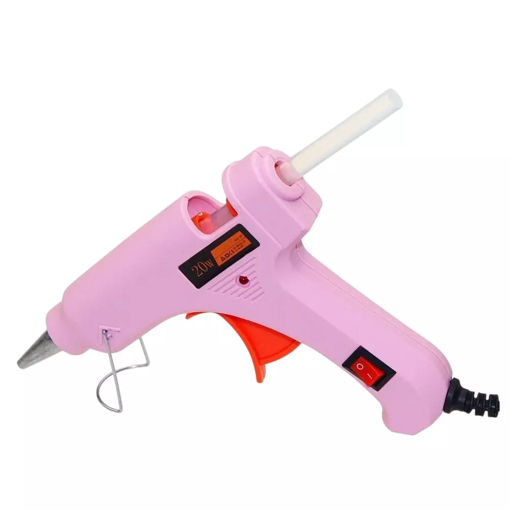 Fadman 20 W Standard Temperature Mini Glue Gun Pink 7 mm Stick Dia., PINK-MINI-ONLYGUN