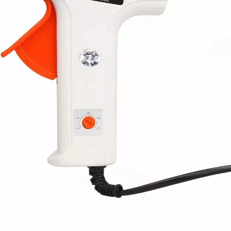 CRAFTYGUN 150 W Trigger Feed Hot Melt Glue Gun White with 8 Stick, FD-150 W