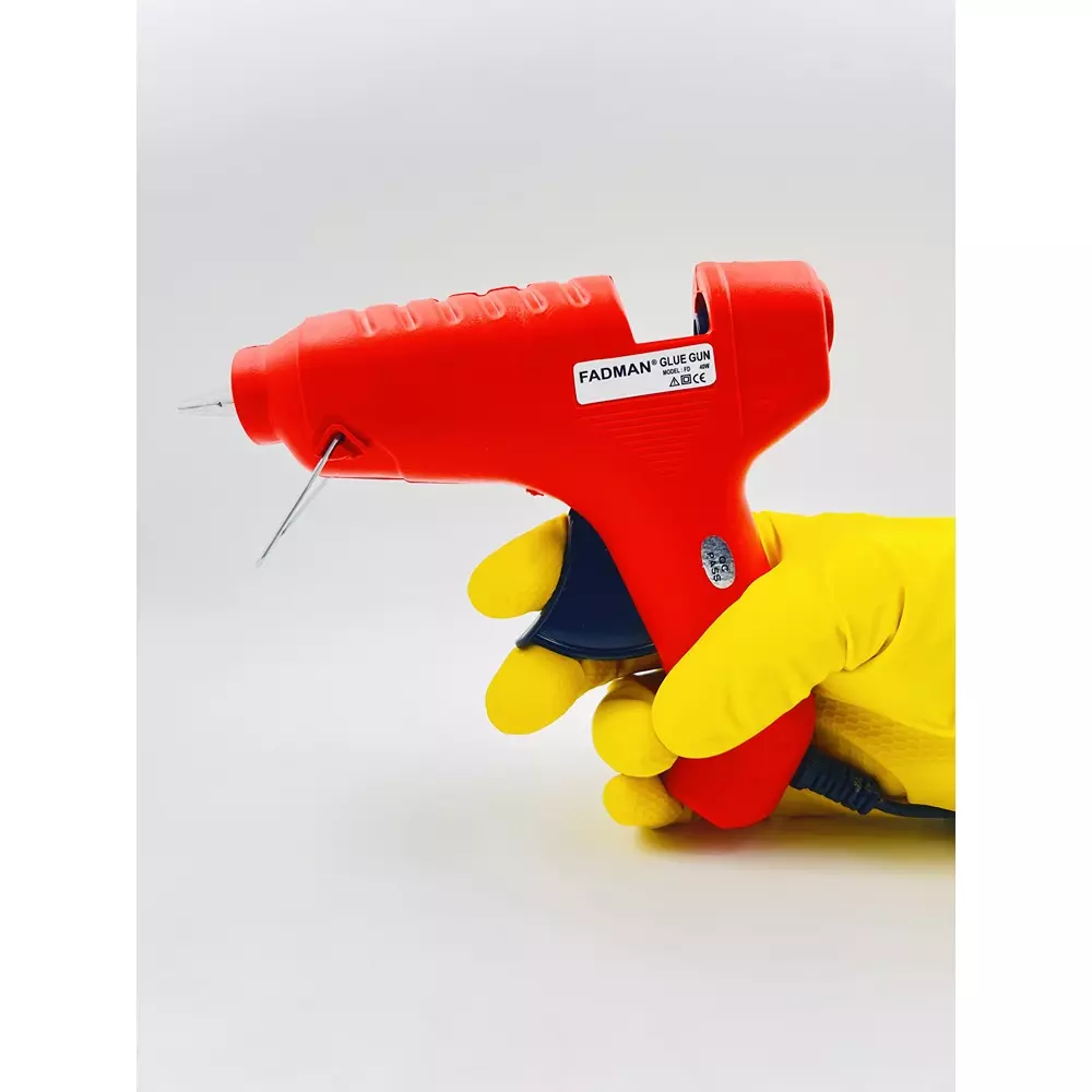 FADMAN 40 W Trigger Feed Glue Gun Without Stick Red 11 mm Dia, FD-40W