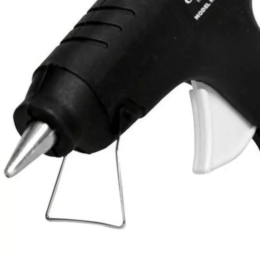 CRAFTYGUN 40 W Standard Temperature Hot Glue Gun with 20 Stick Black 11 mm Stick Dia., CRAFTYGUN-40WBLACK-GUN-20ST