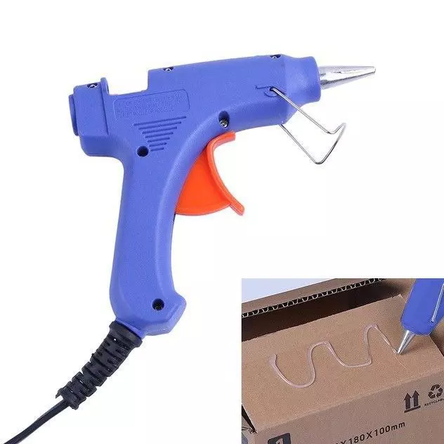 Fadman 20 W Holt Melt Mini Glue Gun with 4 Stick Blue 7 mm Stick Dia., SH_0021-BLUEEMINI - 4 ST