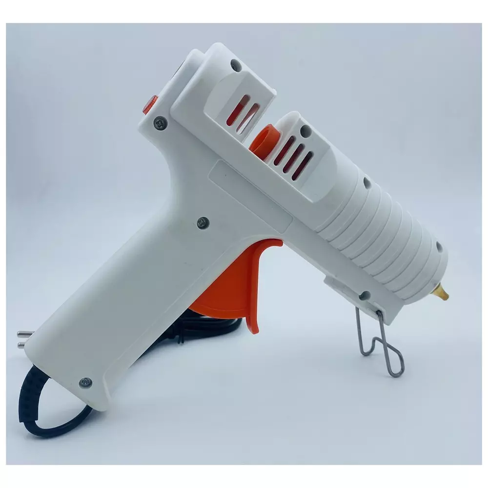 CRAFTYGUN 150 W Glue Gun with 2 Sticks Standard Temperature White 11 mm Stick Dia., CRAFTYGUN (WHITE) (150 WATT) 2 STICKS