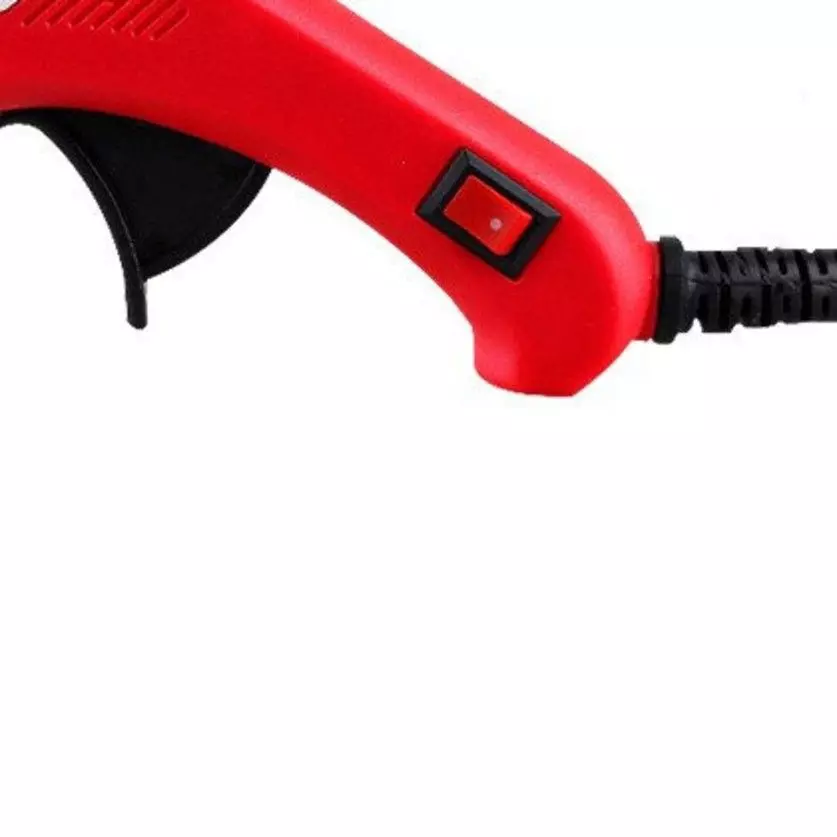 Fadman 20 W Hot Melt Mini Glue Gun with 9 Sticks Standard Temperature Red 7 mm Stick Dia., 0043-REDMINI20WT-9ST