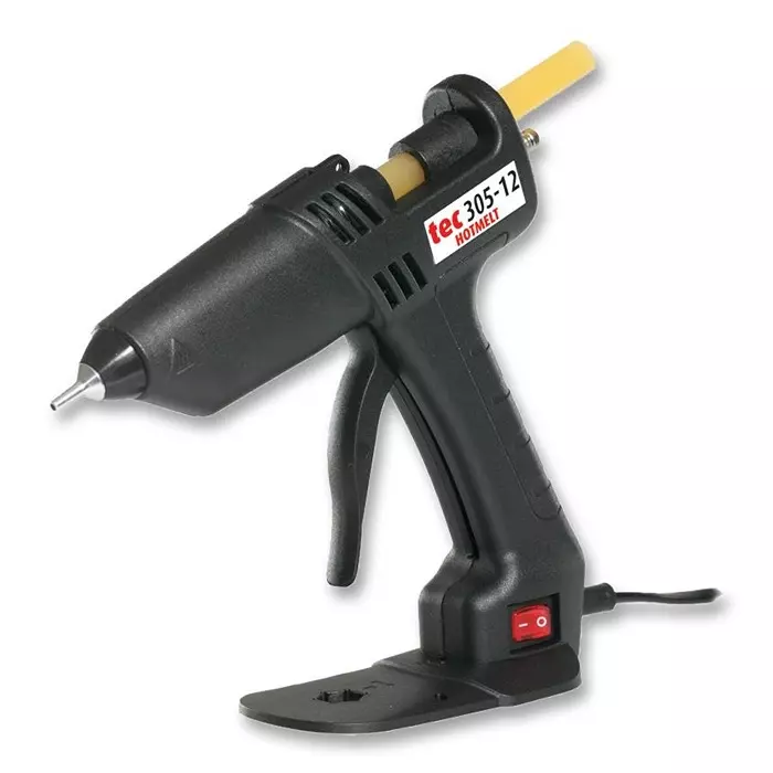 POWER ADHESIVES Glue Gun, 120-240V, 20W, 195Deg, Euro, TEC305-12-EU
