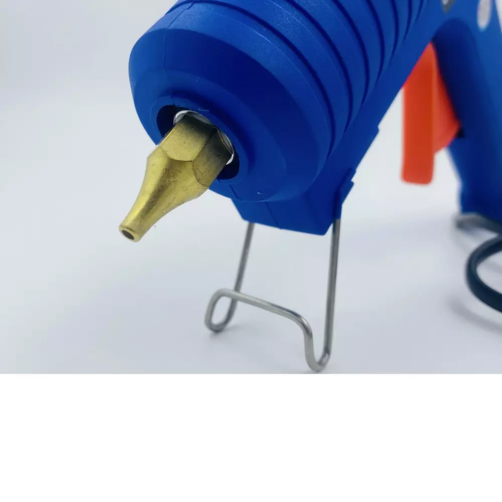CRAFTYGUN 150 W Trigger Feed Hot Glue Gun Blue with 2 Stick, FD-150 W