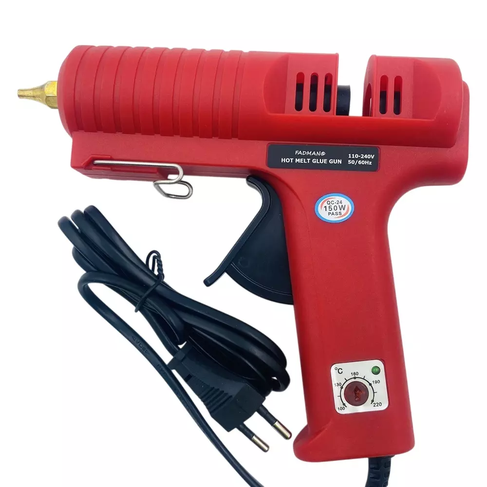 Fadman 150 W Glue Gun with 20 Sticks High Temperature Red 11 mm Stick Dia., FADMAN (RED) (150 WATT) 20 STICKS