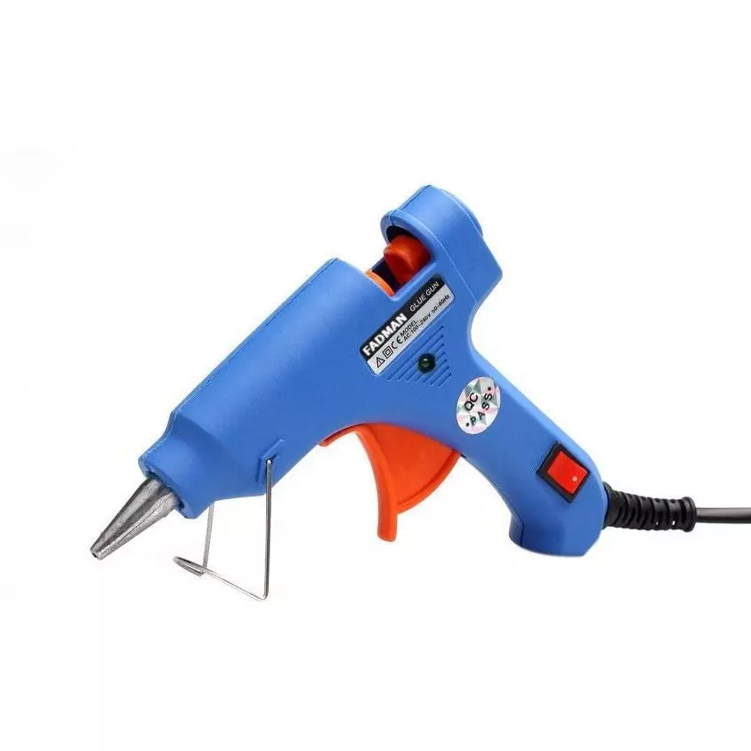 Fadman 20 W Standard Temperature Holt Melt Mini Glue Gun Blue 7 mm Stick Dia., 0017-BLUEEMINI - 0 ST
