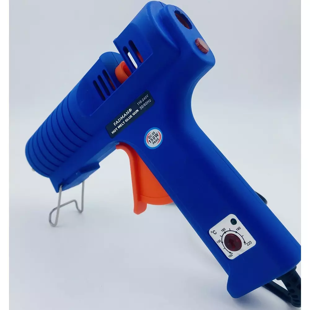 Fadman 150 W Glue Gun with 5 Sticks High Temperature Blue 11 mm Stick Dia., FADMAN (BLUE) (150 WATT) 5 STICKS