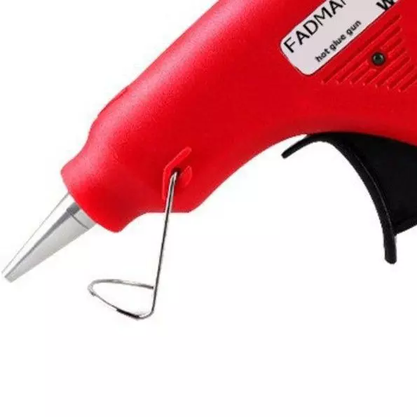 Fadman 20 W Hot Melt Mini Glue Gun with 25 Sticks Standard Temperature Red 7 mm Stick Dia., 0047-REDMINI20WT-25ST