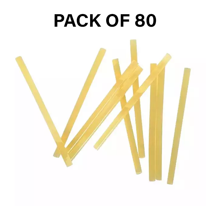 GENERIC Strong Gumming Sticks 11 mm Yellow (Pack of 80)