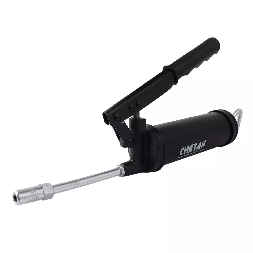 GENERIC 500g Lever Type Grease Gun with Mini Hacksaw & 152 mm (6 inch) Steel Scale