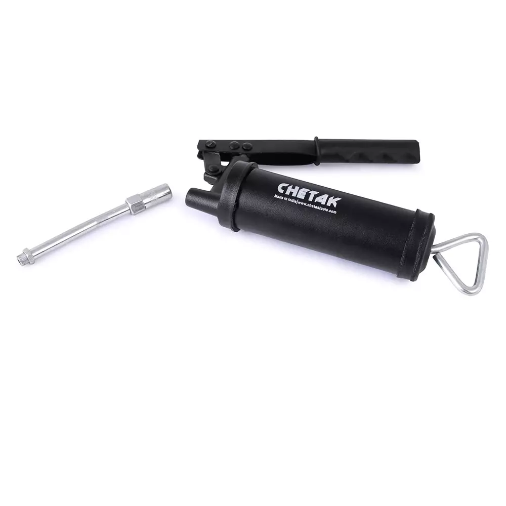 GENERIC 500g Lever Type Grease Gun with Mini Hacksaw & 152 mm (6 inch) Steel Scale