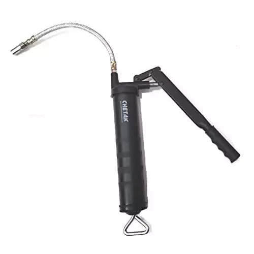 GENERIC 1000g Steel Lever Type Grease Gun with 609 mm (24 inch) Flexible Hose & Coupler
