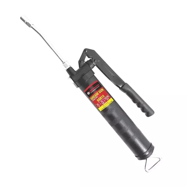 Freemans Heavy Duty Lever Type Grease Gun V-Type Pulling Rod 2 g per Stroke 16 mm (5/18 inch) Piston Size Black, GGH15