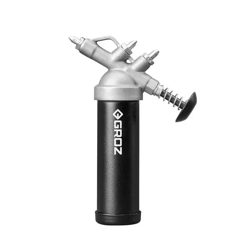Groz Mini Grease Gun Push Type Up to 1,000 PSI Pressure Up to 0.3 g/Stroke Delivery, G3P
