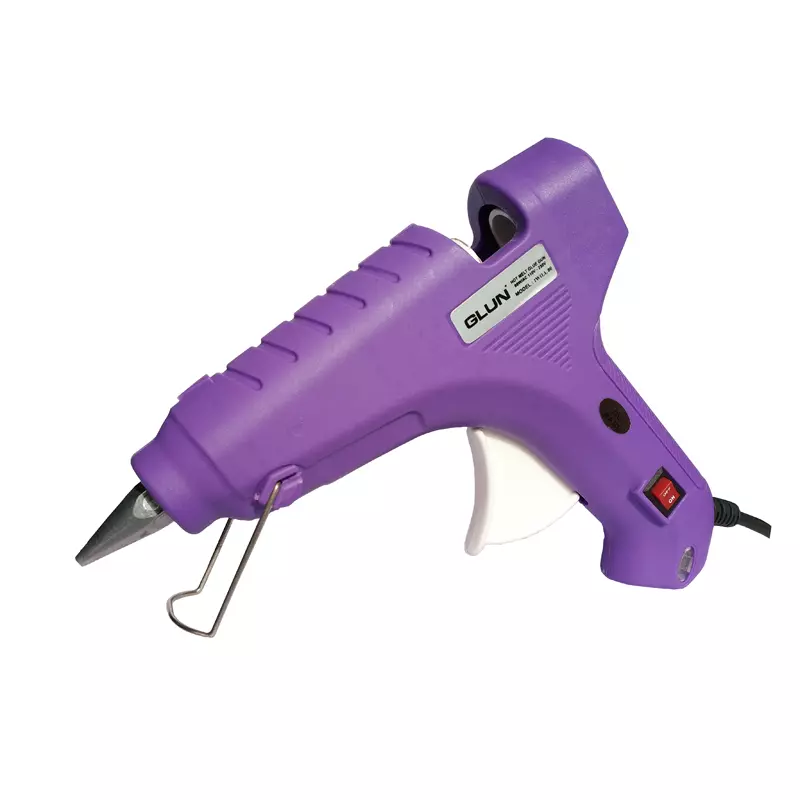 Glun 80W Purple Hot Melt Glue Gun
