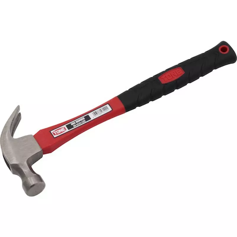 TONE Nail Hammer Fiberglass Handle 24 mm Head Diameter, 295 Length, BHAN-05
