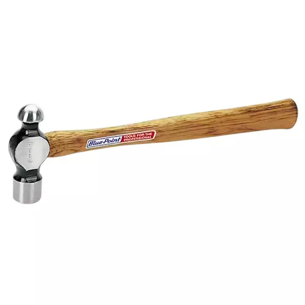 Blue-Point Ball Pein Hammer with Wooden Handle, Steel Head and 10.88 Kg (24 lbs) Size, BPB24L