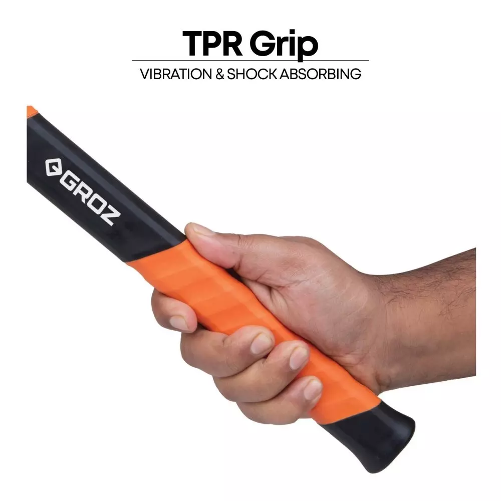 groz-ball-pein-hammer-fiberglass-handle-5058-hrc-hardness-113-g-head-weight-black-orange-bpfg411