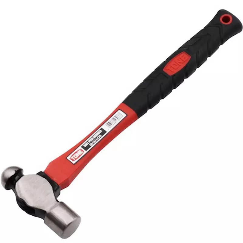 TONE One Handed Hammer Fiberglass Handle 41 mm Head Diameter, 375 Length, BHAH-20
