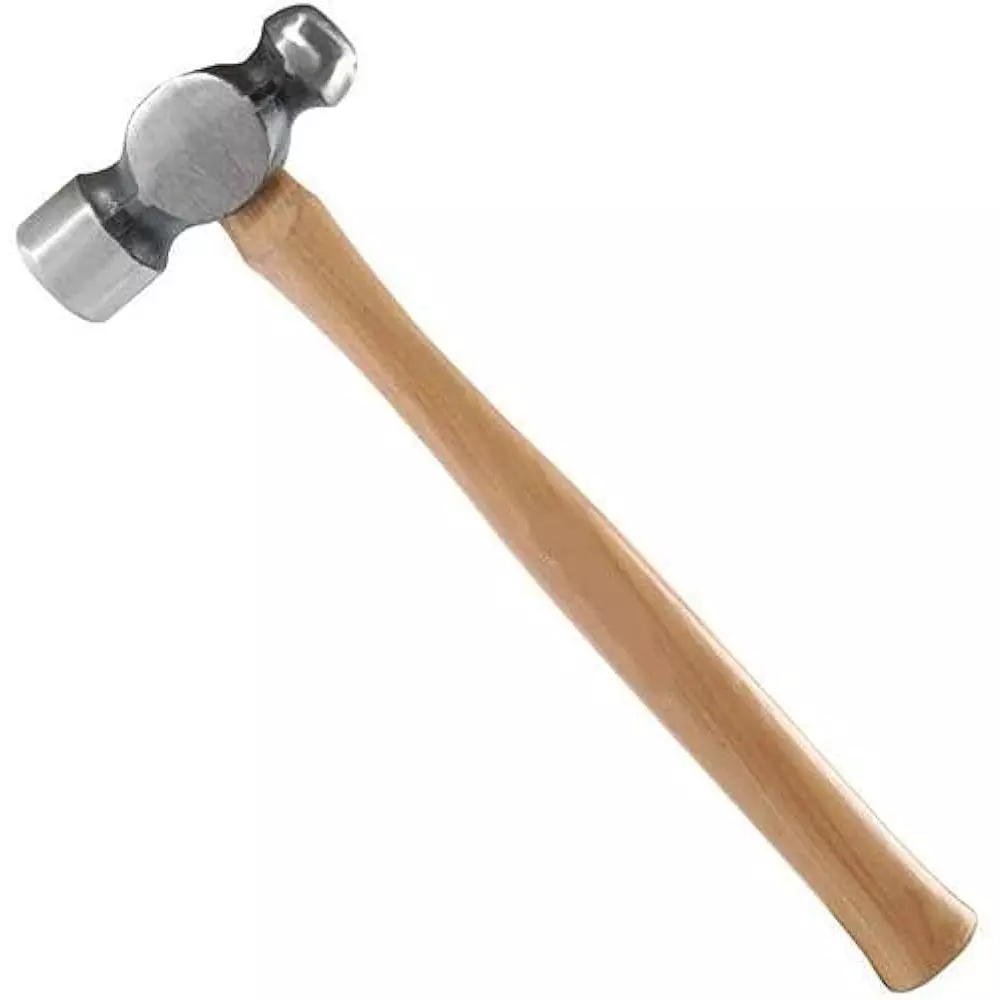 Kizer Ball Pein Hammer with Wooden Handle Head Weight 56 g Drop Forged Carbon Steel, KZ-11