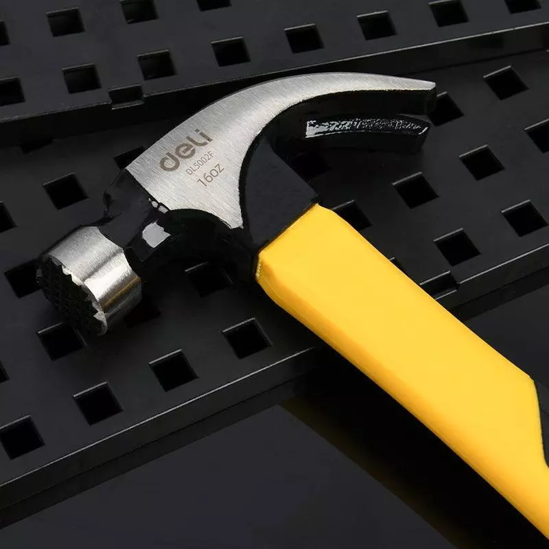 deli-multifunctional-claw-hammer-16-oz-unique-design-fiberglass-handle-edl5002f