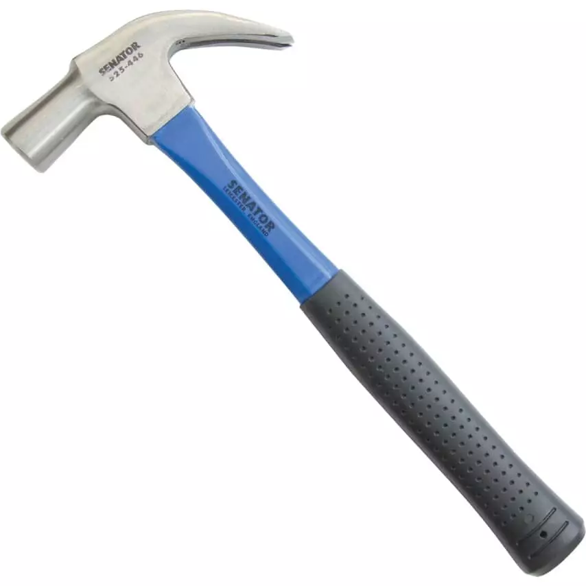 Senator Claw Hammer 330 mm Overall Length Fibreglass Shaft Material Drop Forged Steel Head Steel Face, SEN5254460K