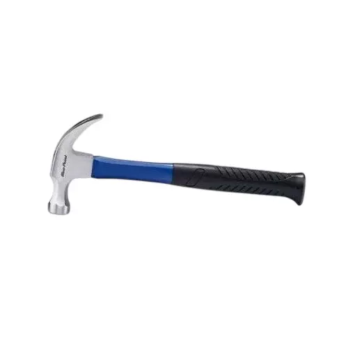 Blue-Point 453.59 g (16 Oz) Curve Claw Hammer with Sand Blasted Finish and Fiberglass Handle, BLPCCFG16