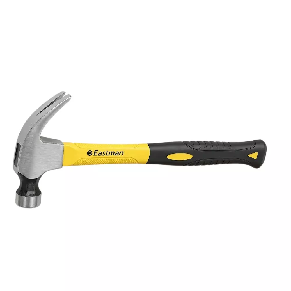 Eastman Claw Hammer Forged Steel 300 g Fiberglass Handle for Industrial Use, E-2061 A