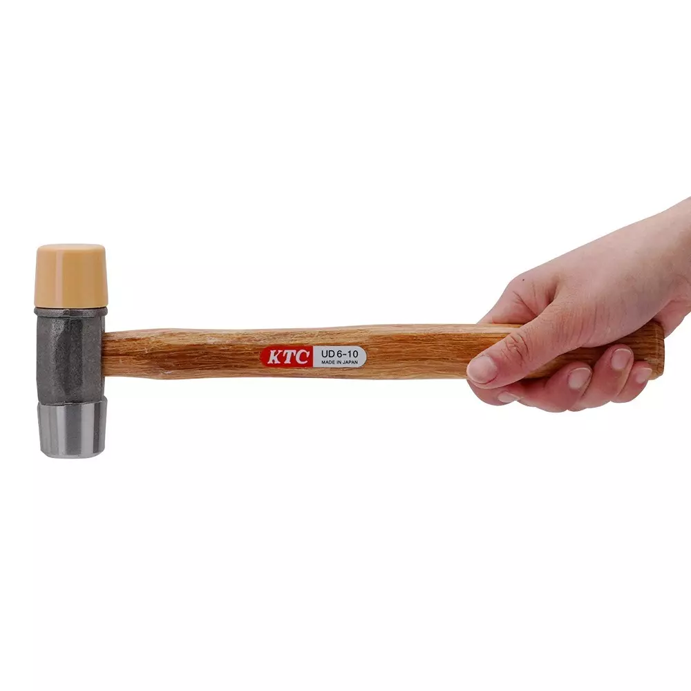 Ktc Combination Hammer Iron/Resin Head 1 Pound 300 mm Length, UD6-10