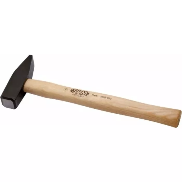 Sam Engineers Hammer Carbon Steel Ha mmer with Wood Handle 1kg, 308-10N