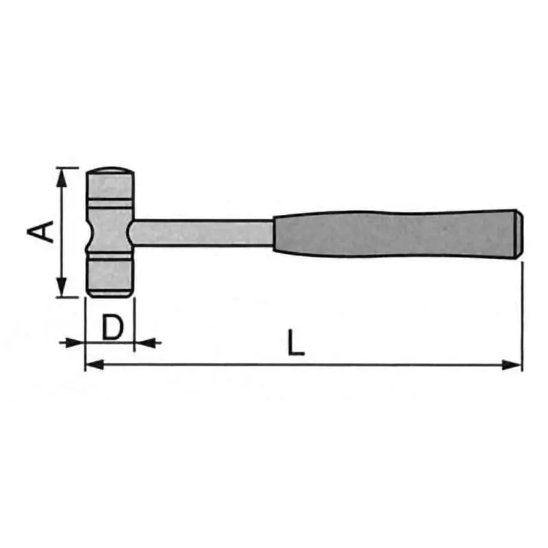 TONE Combination Hammer 32 mm Head Diameter, BHC-10