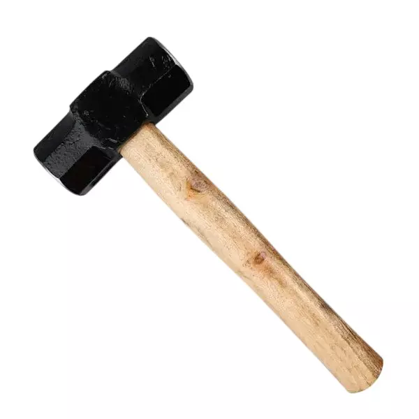 Eastman Sledge Hammer with Wooden Handle Steel & Wood 675 g Weight for Industrial Use, E-2440