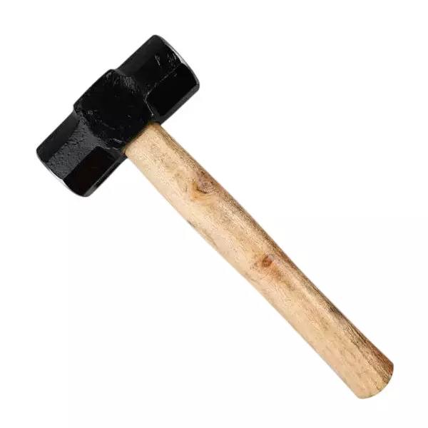 Eastman Sledge Hammer with Wooden Handle Steel & Wood 450 g Weight for Industrial Use, E-2440