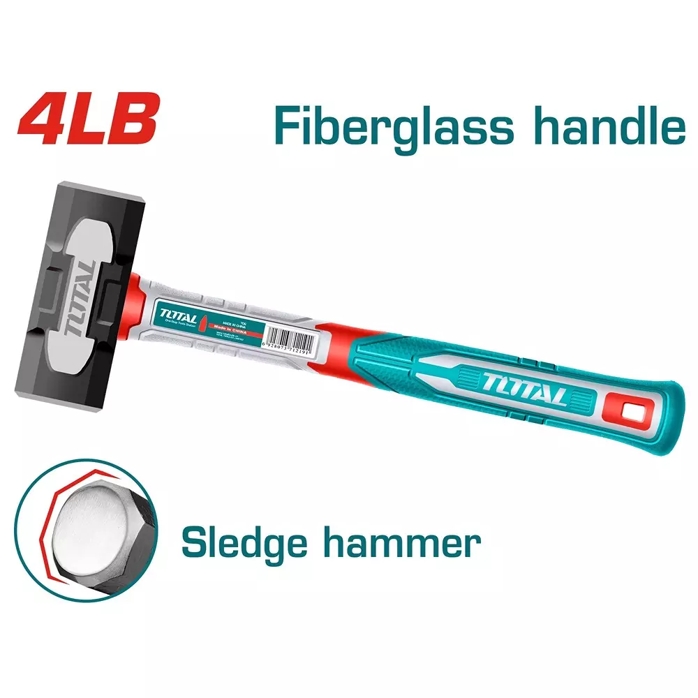 total-sledge-hammer-drop-forged-carbon-steel-head-fiberglass-handle-181-kg-4-lb-thslh6104
