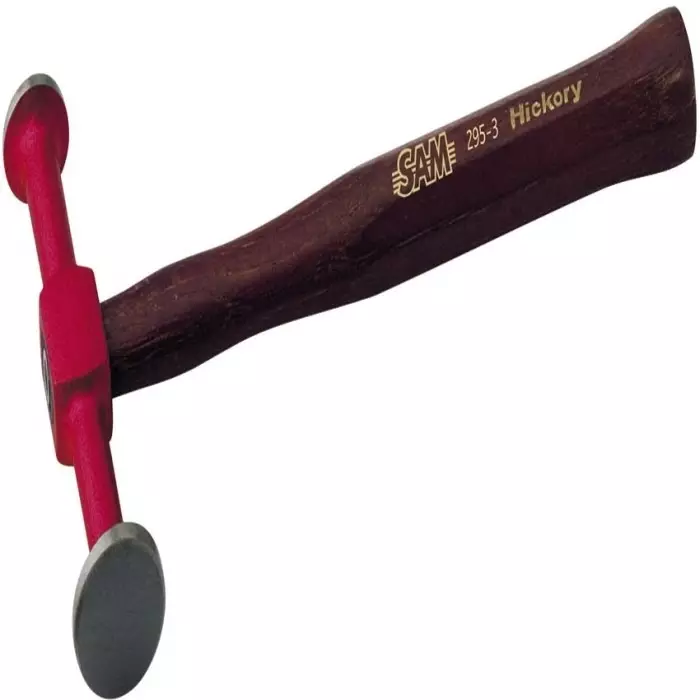 Sam Bumping Hammer Steel Ha mmer with Hickory Wood Handle 430g, 295-3