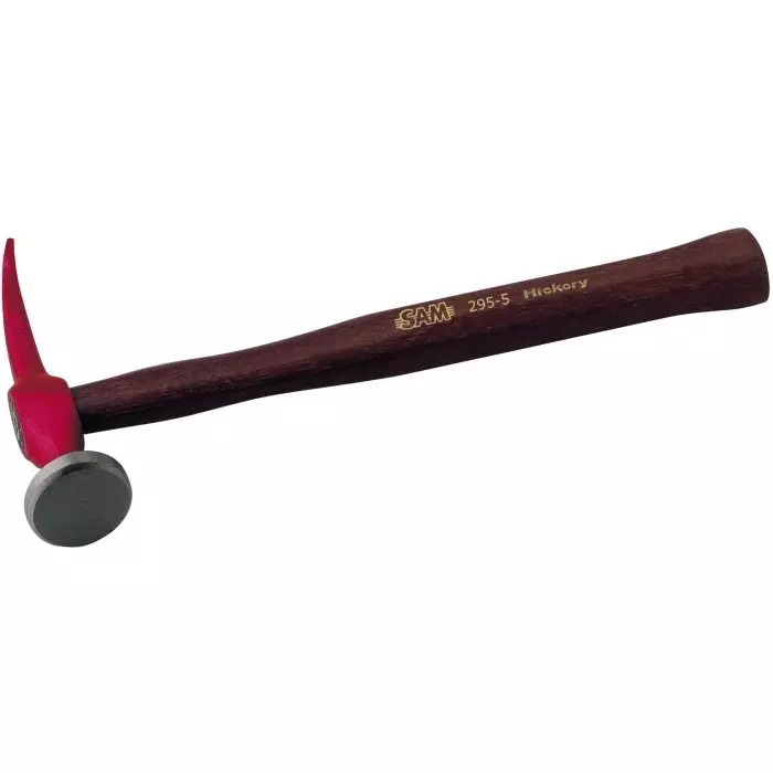 Sam Flat Face - Pein Hammer Steel Round Face-Pein Ha mmer with Hickory Wood Handle 450g, 295-5