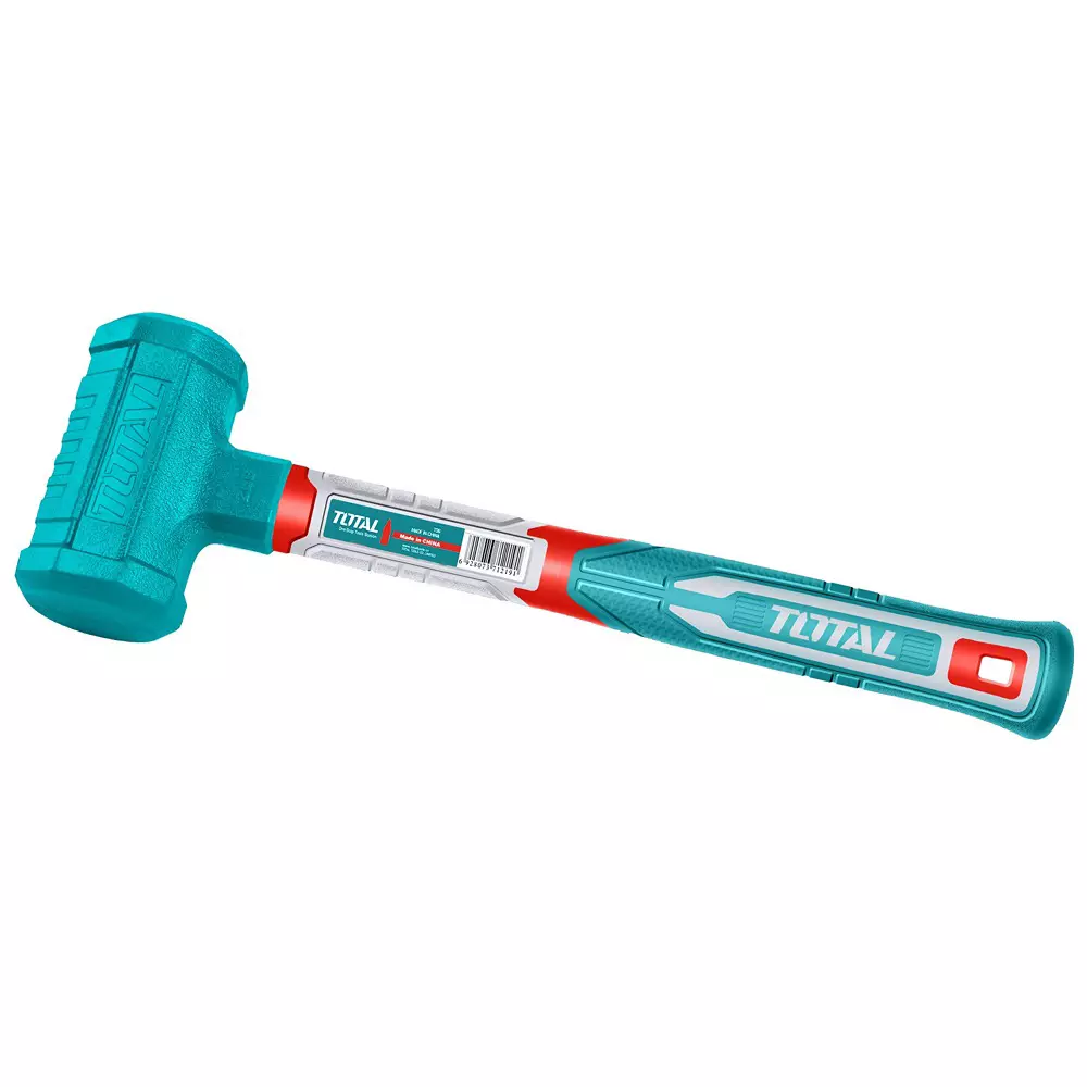 Total Dead Blow Mallet Fiberglass Handle, Non-Marring & Non-Sparking 907 g (2 LB), THDBM06028