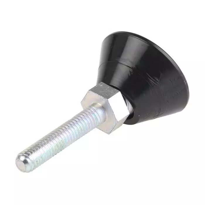 FlexLink M6 Thread Steel Adjustable Foot 7.2 mm Groove, XFFS 6X30