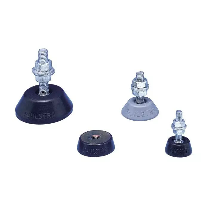 Paulstra Hutchinson M8 32 mm Dia. Adjustable Foot 30 daN Static Load Capacity, 53080150