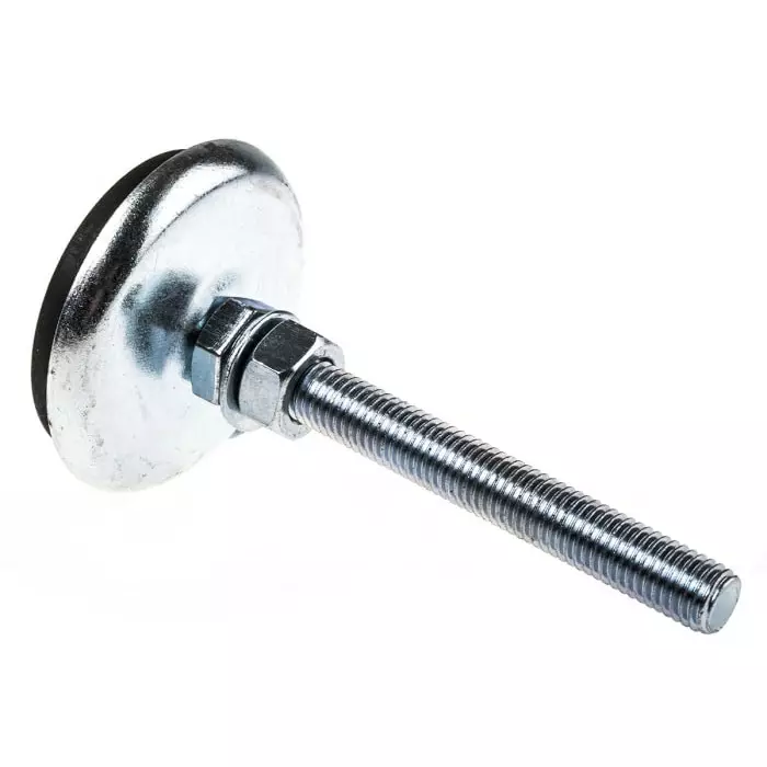FlexLink M12 Thread Steel Adjustable Foot 11 mm Groove, XCFS 12X68