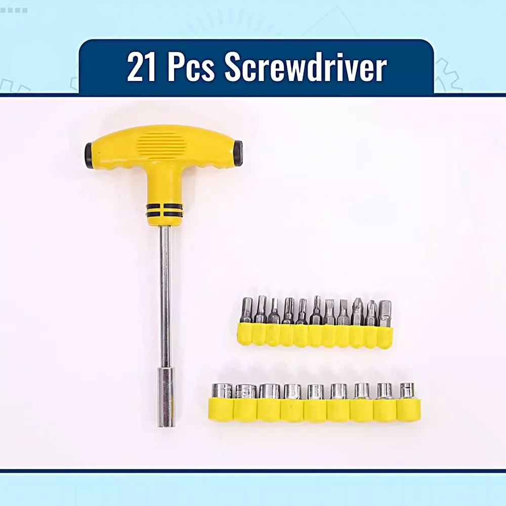 shopper52-powerful-drill-machine-high-speed-wall-drilling-machine-with-13-pieces-drill-bit-set-amp-21-pieces-toolkit-screwdriver-set-plastic-amp-metal-body-350-watt-amp-04-inches