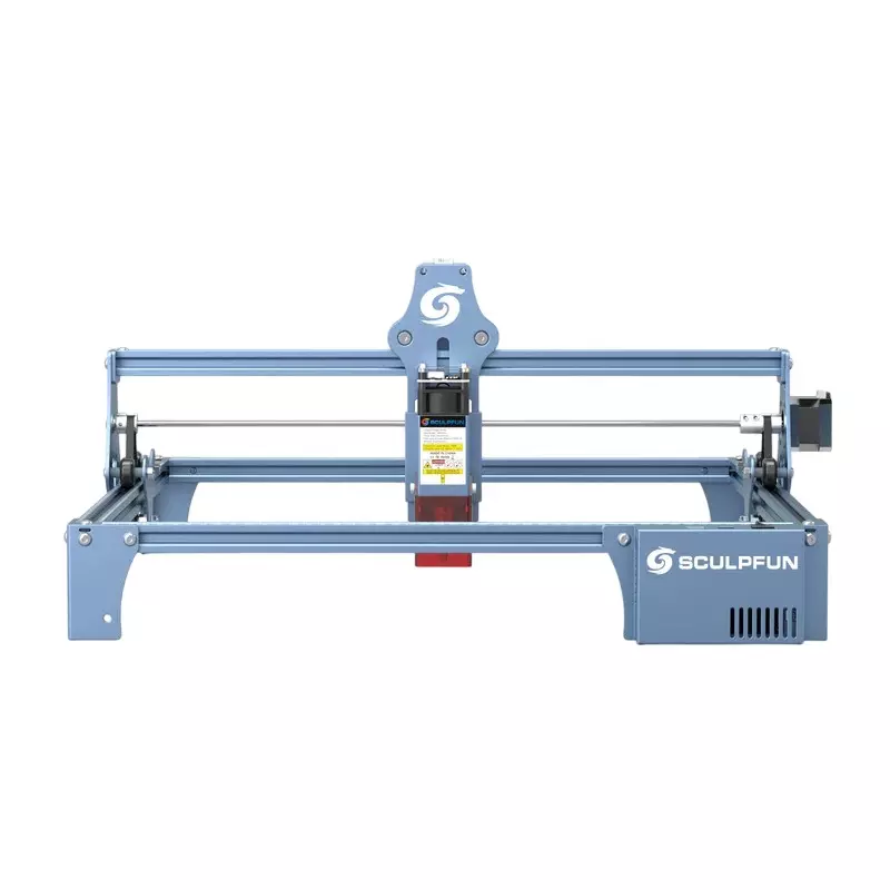 SCULPFUN Laser Engraving Machine 10 W Full Metal Frame 0.06 mm (ultra-fine), S9 Pro