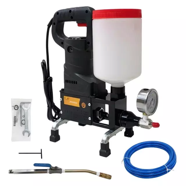 XLNT 1100 W High Pressure Grouting Machine 2 L Cup Capacity and 0-2 mm Particle Size, XTGPM54