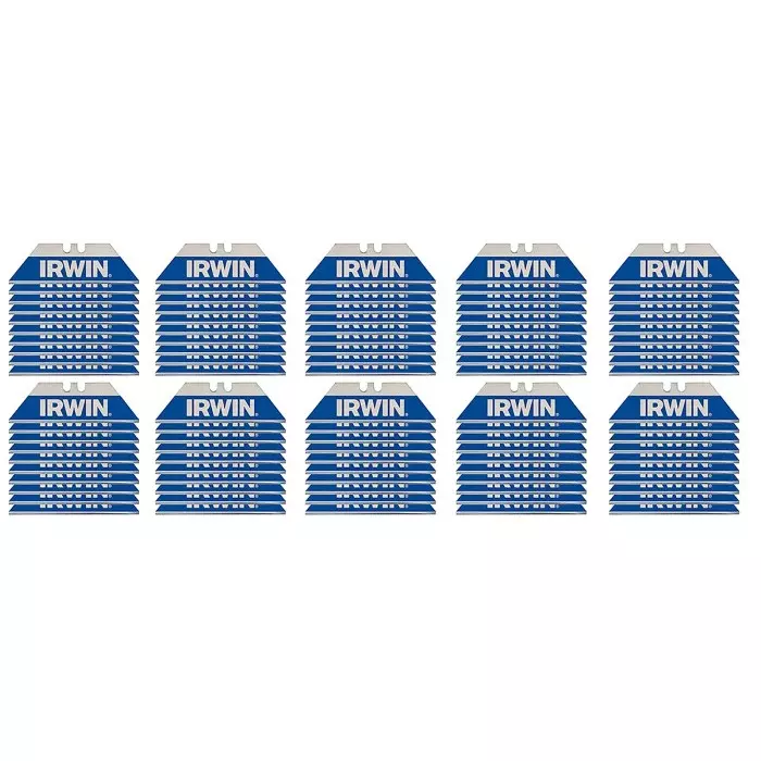 Irwin Flat Safety Knife Blade, 100 per Package, 10504243